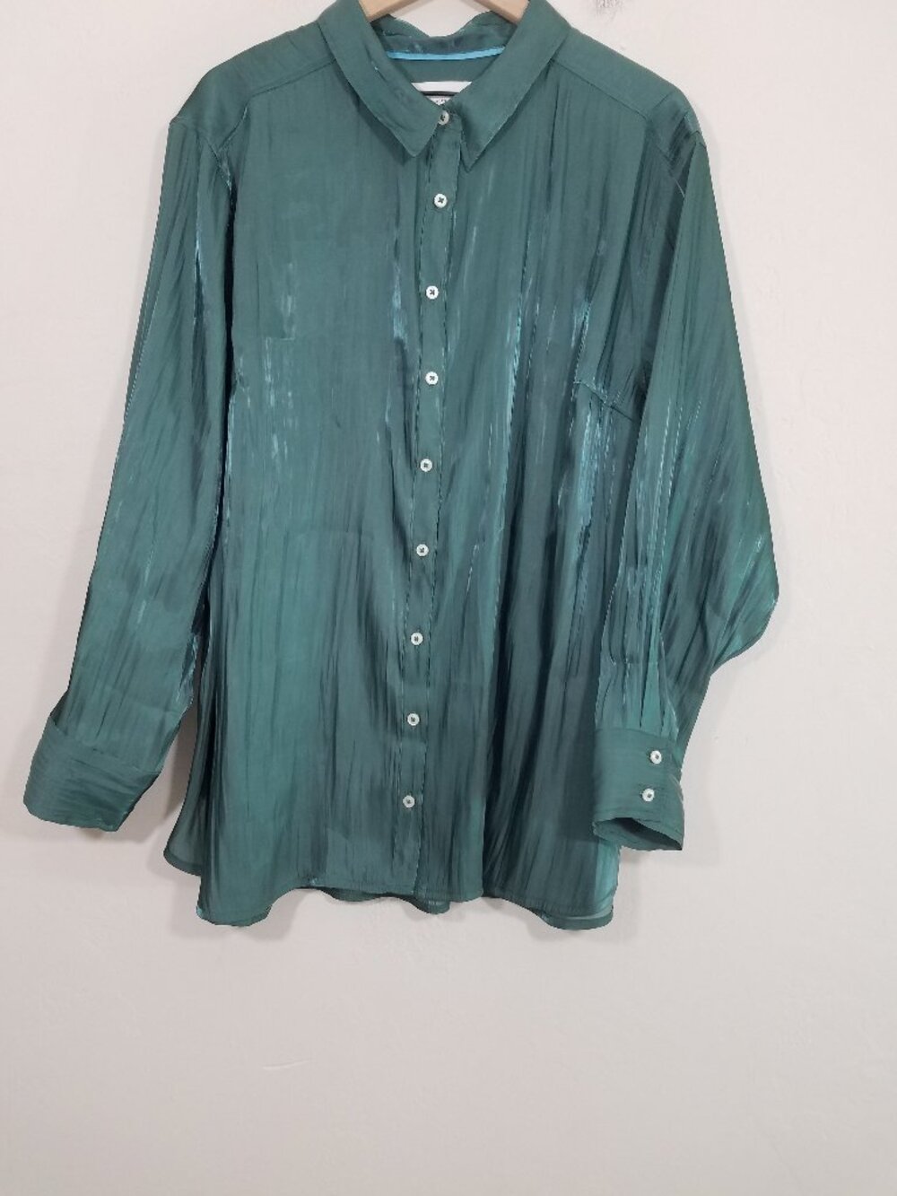 Classic Button-Down Shirt in Teal